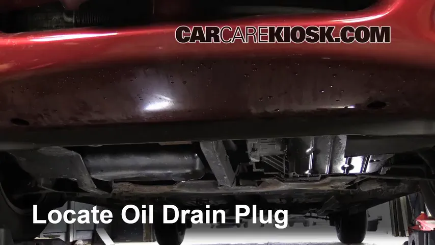 1996 Dodge Stratus ES 2.4L 4 Cyl. Aceite Cambiar aceite y filtro de aceite